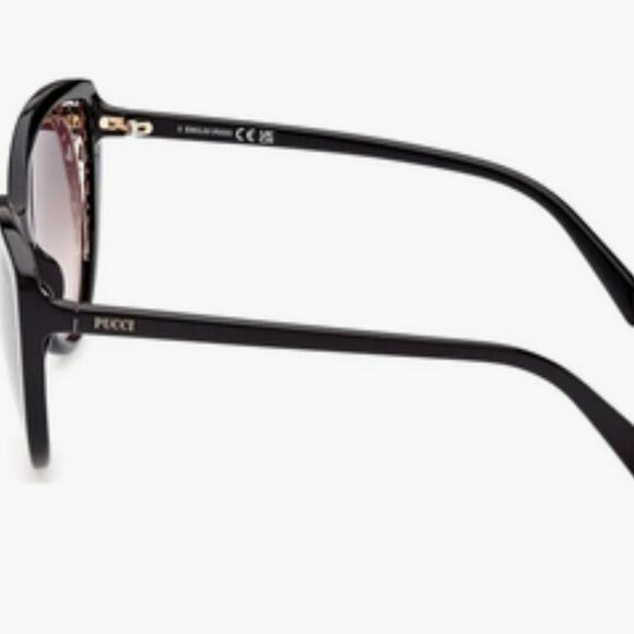 Emilio Pucci 58mm Gradient Cat Eye Sunglasses Dark Havana Gradient Smoke main image 8